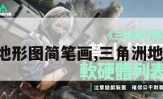 三角洲地形图简笔画,三角洲地理图片。