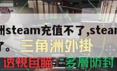 三角洲steam充值不了,steam不能充值了。