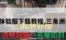 三角洲体验服下载教程,三角洲steam。