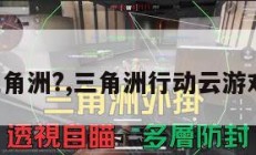三角洲?,三角洲行动云游戏。