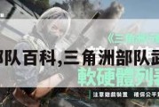 三角洲部队百科,三角洲部队武器介绍。