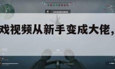 三角洲游戏视频从新手变成大佬,三角洲 游戏。