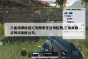 三角洲保险经纪有限责任公司招聘,三角洲投资顾问有限公司。